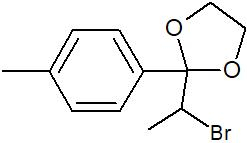 2-(1-бромэтил)-2-(4-метилфенил)-1,3-диоксолан 
