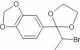 2-(1-бромэтил)-2-(3,4-метилендиоксифенил)-1,3-диоксолан