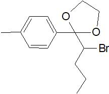 2-(1-бромбутил)-2-(4-метилфенил)-1,3-диоксолан