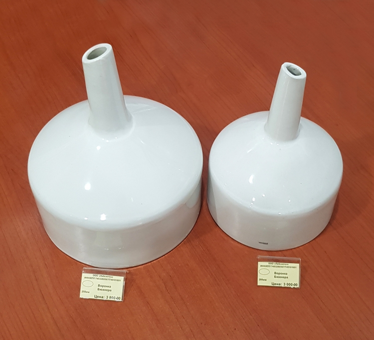 Купить Воронка фарфоровая Бюхнера D=200 мм в интернет-магазине ...