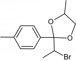 2-(1-бромэтил)-4-метил-2-(4-метилфенил)-1,3-диоксолан