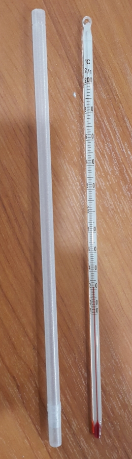 Термометр спиртовой -10 +200, ц.д. 2,0, дл 300 мм  1